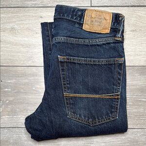 Abercrombie & Fitch Men's Dark Blue Jeans